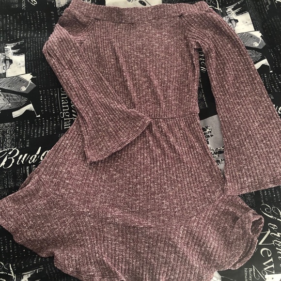 Lulu’s Burgundy Off-the-Shoulder Skater Dress - Picture 4 of 6